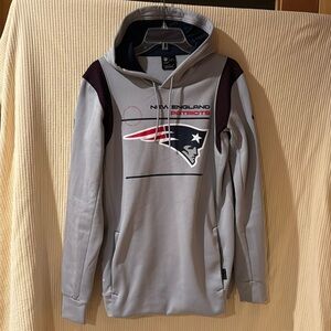 Nike New England Patriots 2021 Dri-Fit Pullover Hoodie Sweatshirt Size S